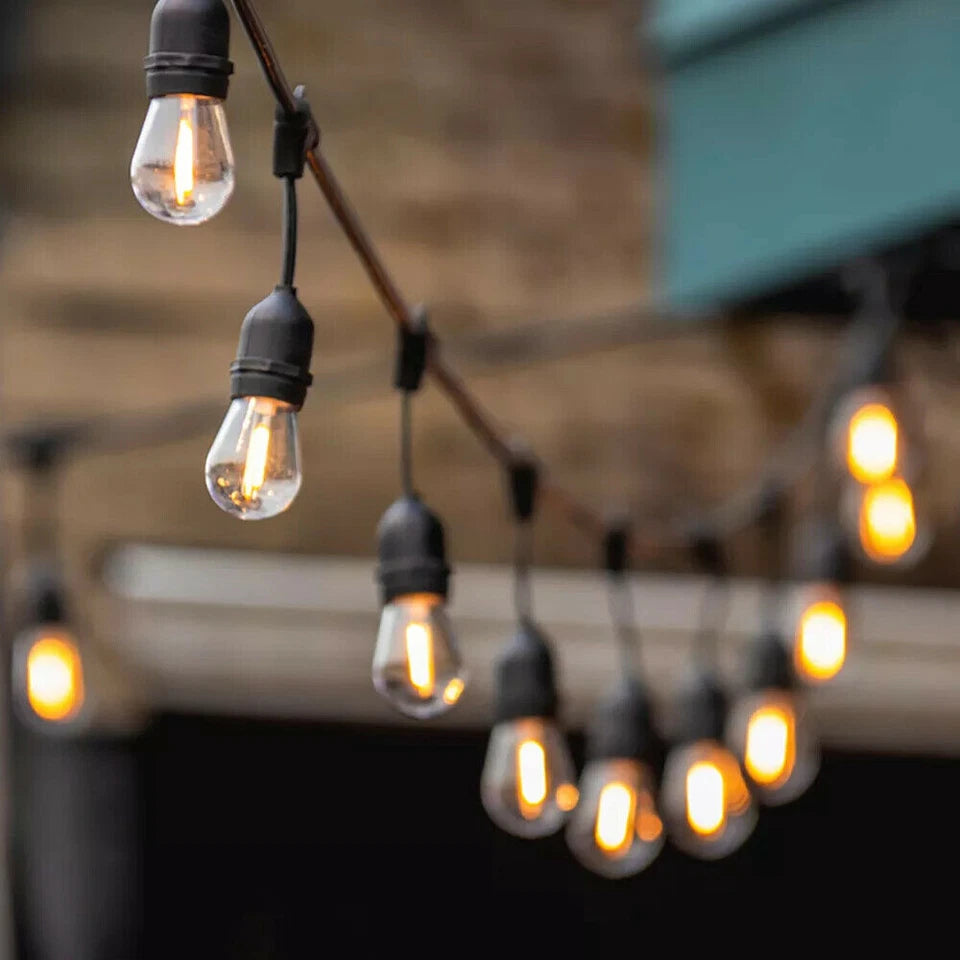 96FT Festoon Lights Outdoor (2 Packs Of 48FT)