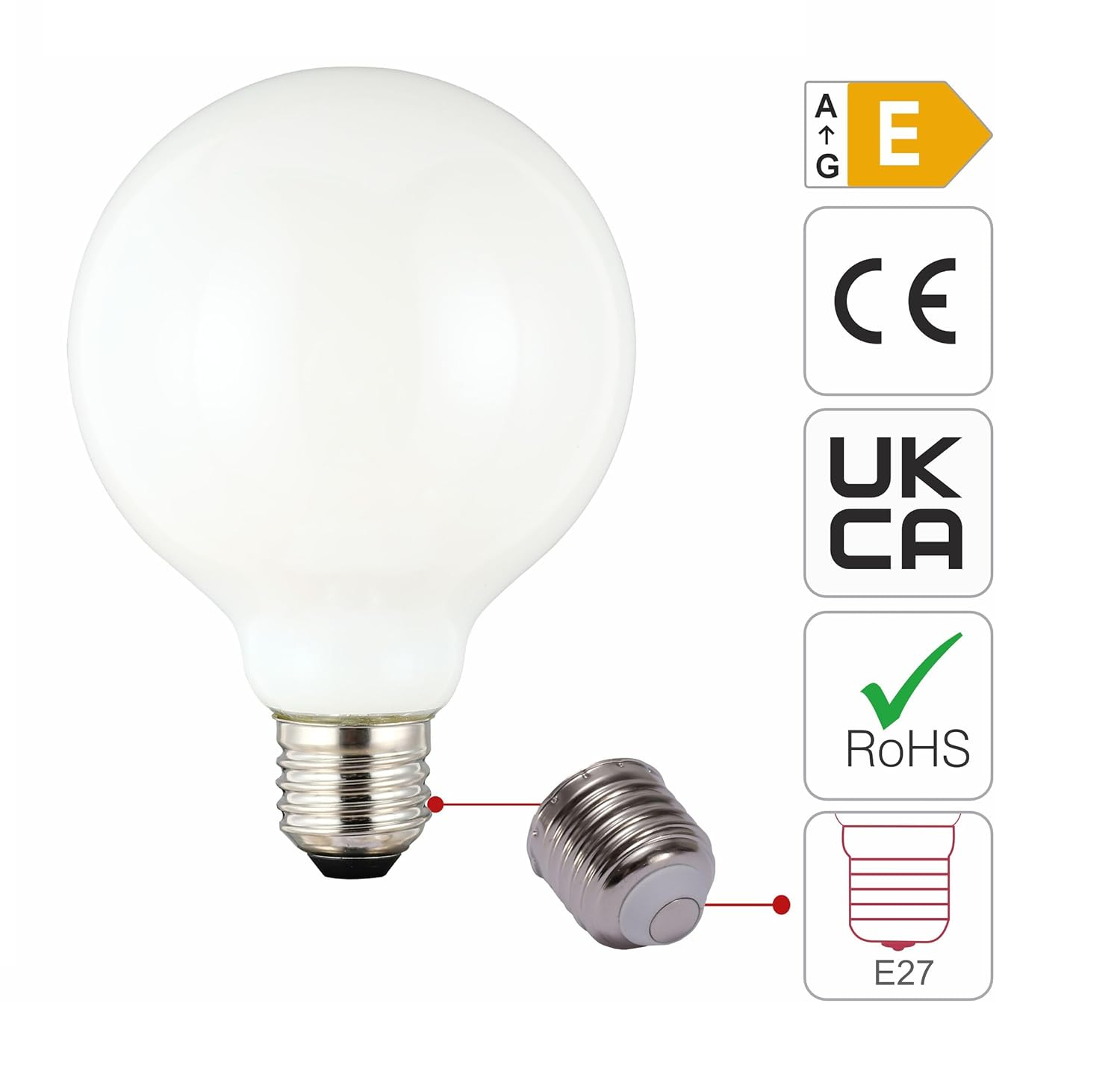 G80 5W Warm White Bulb