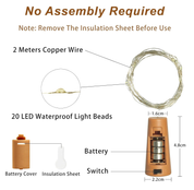 Multi-Color Bottle fairy lights