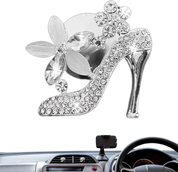 2 Pack Bling Car Air Vent Clip Diffusers – Crystal Rhinestone Fresheners for Women