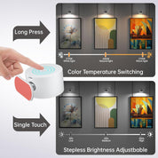 2 Pack Wall Spotlights with 3 Color Modes