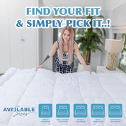 Luxury 4-Inch Mattress Topper Double Bed – Quilted, Breathable & Hotel Quality