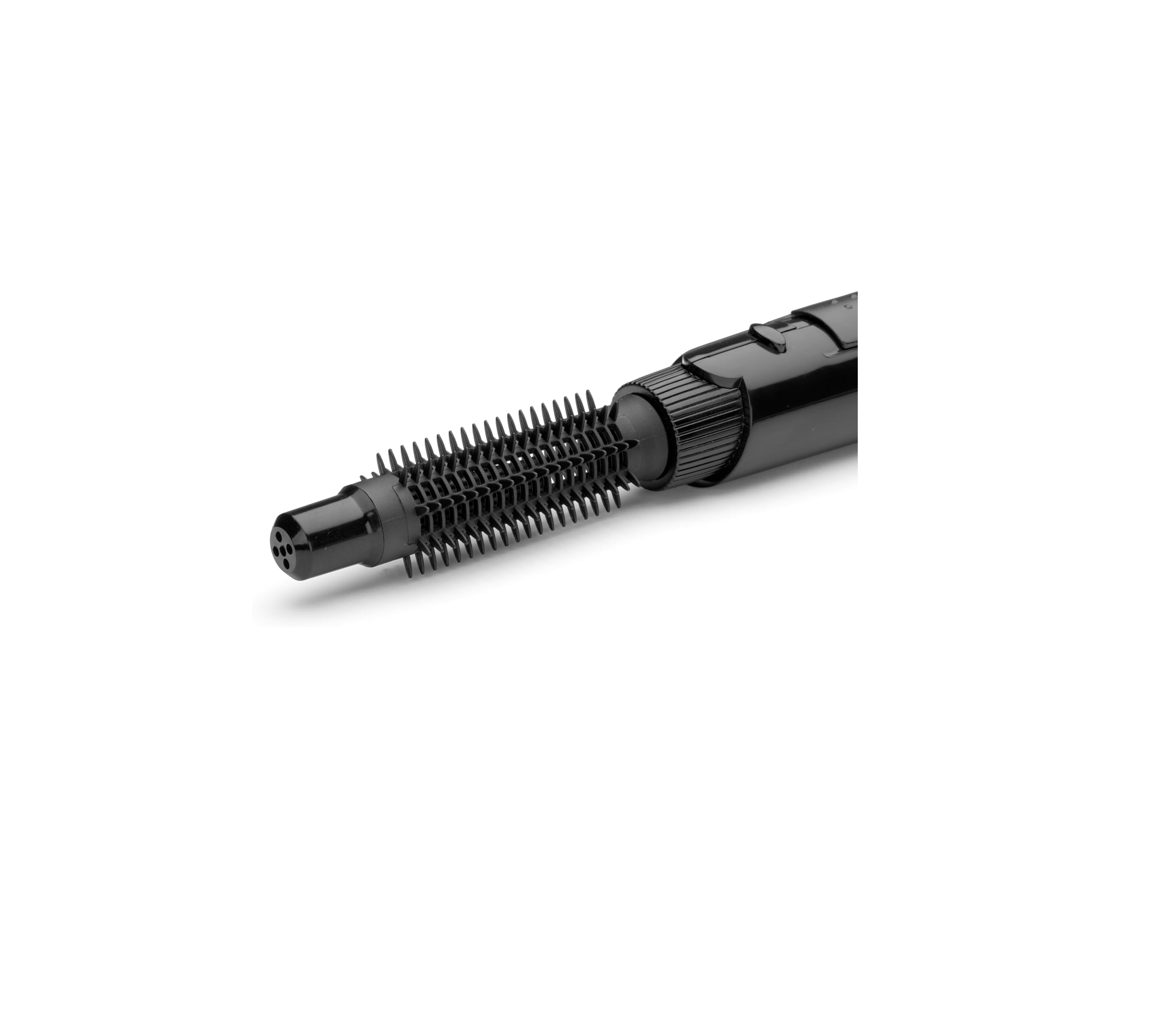 Full Finish Hot Air Styler – 3 Interchangeable Brushes for Smooth & Voluminous Hair (Black)