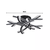 Modern LED Ceiling Chandelier – Chic Acrylic & Aluminum Pendant Light for Living Room & Bedroom