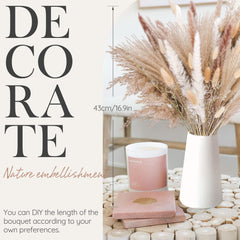 85Pcs Dried Pampas Grass Artificial Decorative Flowers