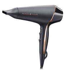 Midnight 2400W Ionic Hair Dryer – OPTIheat Fast Dry Blow Dryer with Diffuser & Nozzles