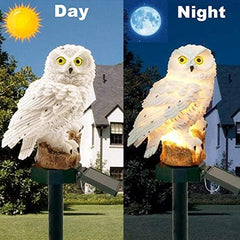 Solar Owl Garden Light Outdoor Waterproof LED Lamp