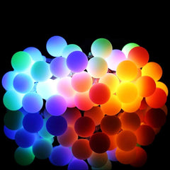 Multicolour Globe Fairy Lights 6M 40 LED Battery Powered