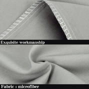 NTBAY 2-Pack Pillowcases 50x90cm – Soft Microfiber, Wrinkle & Fade Resistant, Grey