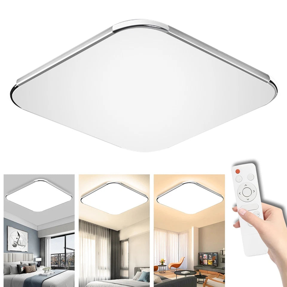 Modern 24W Dimmable LED Ceiling Light with Remote