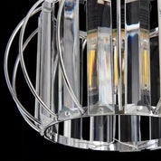 Mini Crystal Chrome Ceiling Light Fixture for Bedroom & Hallway