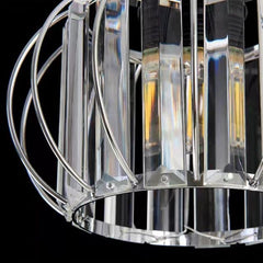 Mini Crystal Chrome Ceiling Light Fixture for Bedroom & Hallway
