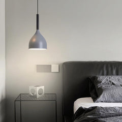 Grey Iron E27 Light Fixture, 17×35cm, Bulb Not Included