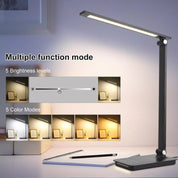 Dimmable LED Desk Lamp with USB Charging