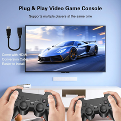 Retro Game Console Stick with 20,000+ Classic Games, 4K HDMI, 2 Wireless Controllers