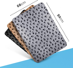 FurDreams 3-Pack Pet Blankets – Soft Flannel Fleece Throws, Washable & Lightweight