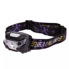 Sensor headlamp, Large Capacity Battery, Portable, 100,000 Hours Life, Mini LED headlamp, Several Light Modes