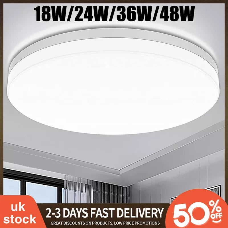 36W LED Round Ceiling Light – Warm & Cool White