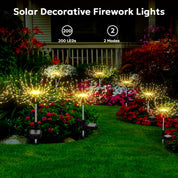 Solar Firework Garden Lights – 4 Pack, 480 LEDs