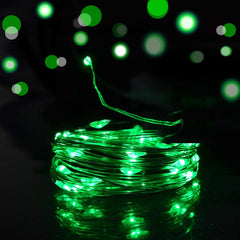 Green Fairy Lights, 5M 50 LEDs Battery Powered String Lights