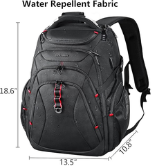 Travel Laptop Backpack – Water Resistant Anti-Theft USB Charging Bag for Work & School