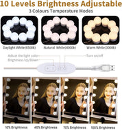 LED Strip Lights Kit with Touch Sensor Dimmer Switch | 10 Bulbs