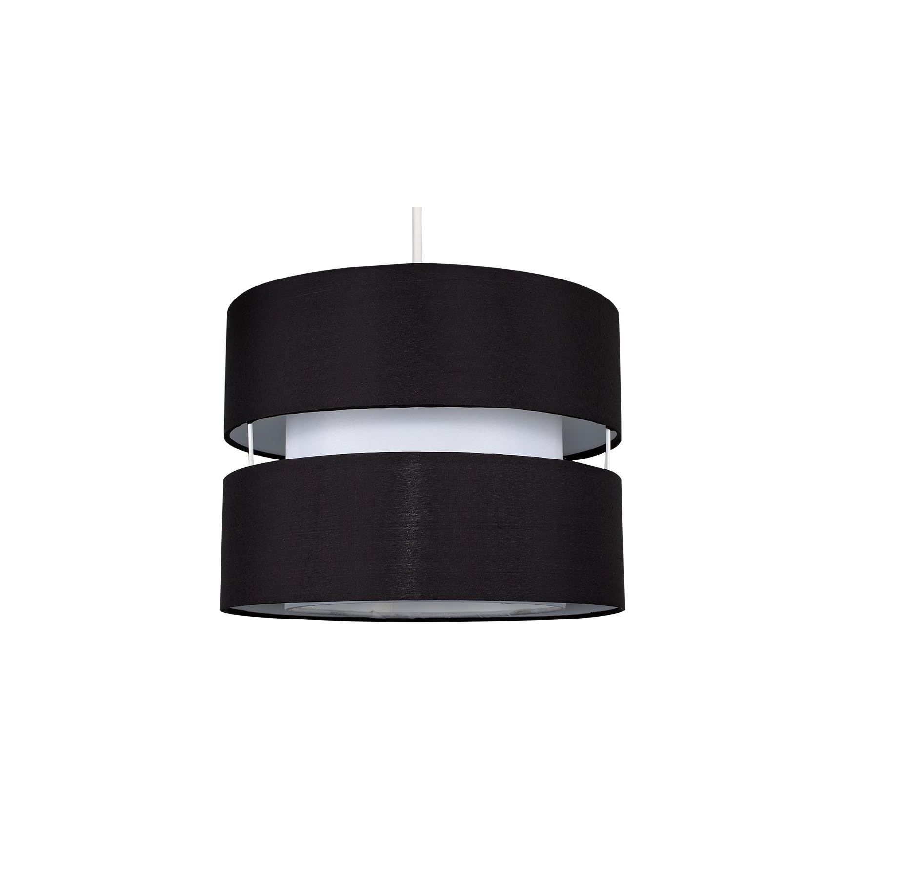 Modern 2 Tier Ceiling Light Shade in a Grey Finish | Pendant Lights, Home Décor & Improvement Essential