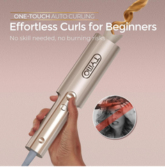 CurlPro Plus Automatic Rotating Curling Iron – Long Barrel Ceramic Hair Curler