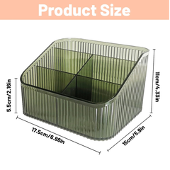 Homeanda Green Makeup Organizer – Cosmetic & Skincare Storage Compartments