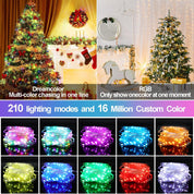Fairy Lights 20M 200LED, App & Remote, Music Sync