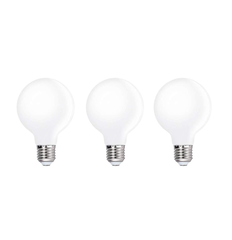 G80 E27 LED Bulb 5W 220V Cool White Glass Light, Energy Saving Decorative Globe Lamp for Home and Office