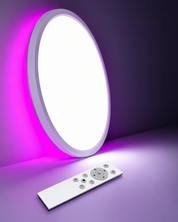 24W RGB LED Ceiling Light with Remote Control, Dimmable Colour Changing Flush Mount Ceiling Light
