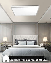 Flush Mount Square LED Ceiling Panels Modern Bright Energy Efficient Lighting