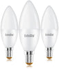 "EXTRASTAR E14 LED Candle Bulbs, 6W (42W Equivalent), Warm White 3000K, 510LM, Non-Dimmable, 3-Pack"