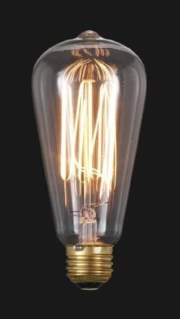 2 Pack ST48 Filament Bulbs 40W E27
