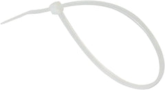 Gocableties White Cable Ties, 200mm x 2.5mm, Pack of 100, 8