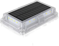 Solar Ground Lights Solar Lights Outdoor Garden 20 leds 6500K Daylight White Solar Decking Lights IP66 Waterproof for Stairs Step Driveway Fences Lawn Pond, 6 Pack