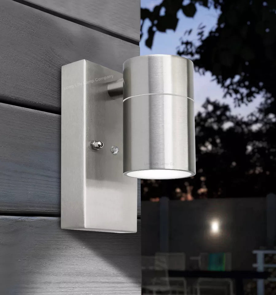 Modern Stainless Steel Outdoor Garden Wall Down Light, GU10 Base