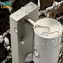 Outside Lights Mains Powered PIR Motion Sensor Security Floodlight Stainless Steel Garden Wall Sconce IP44 Wall Lamp