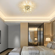 Modern Crystal Firework Ceiling Light – 6 G9 LED Chandelier