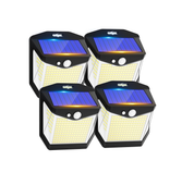 238 LED Solar Motion Sensor Light - IP65 Waterproof Outdoor Security with 270° Wide Angle Lighting