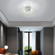 Modern Crystal Firework Ceiling Light – 6 G9 LED Chandelier
