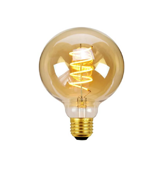 E27 LED Vintage Edison Bulb 4W Globe Spiral