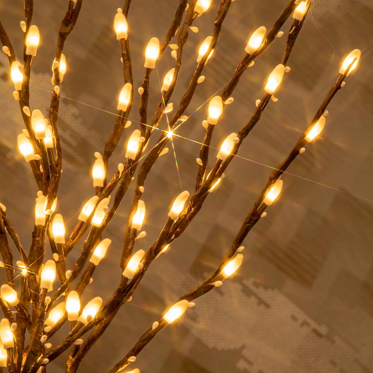 Vanthylit Decorative Twig Lights with 90 LEDs – 3 Pack