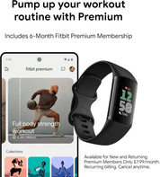 Charge 6 Fitness Tracker – 7-Day Battery, Google Wallet & Maps, 6-Month Premium