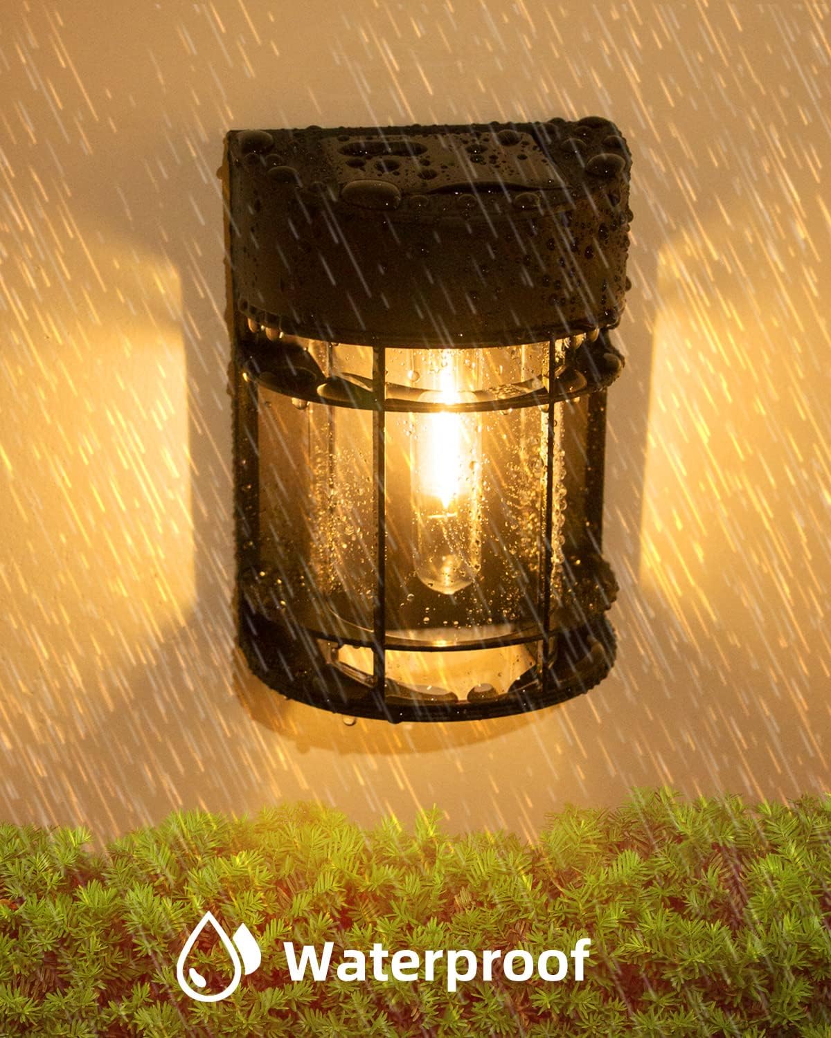 Retro Solar Fence Lights – 6 Pack Warm White