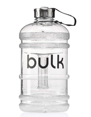 Half Gallon 2.2L Water Bottle – Gunmetal Black BPA-Free Leakproof Gym Jug