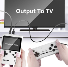 Retro Handheld Game Console with 800 Games, TV Output, 2-Player, Rechargeable