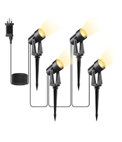 Mains-Powered Garden Spotlights – 10-Pack LED Set