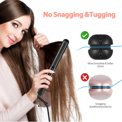 Haglater 2-in-1 Hair Straightener & Curler – Ceramic Flat Iron with LCD & Adjustable Heat